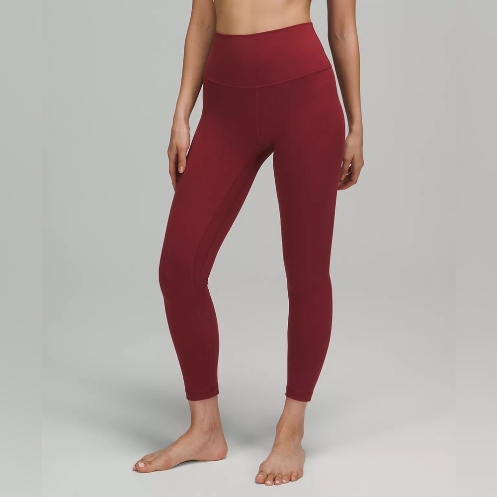 Red Merlot  Lululemon Align Leggings